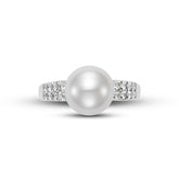 FRESHWATER PEARL & DIAMOND RING